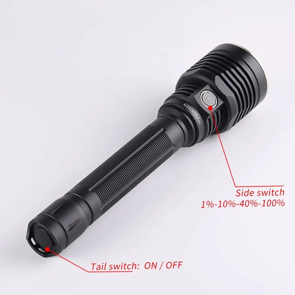 Convoy M21G with XHP70.3 HI 2*21700 Flashlight Long endurance  Lanterna Camping Fishing Lamp