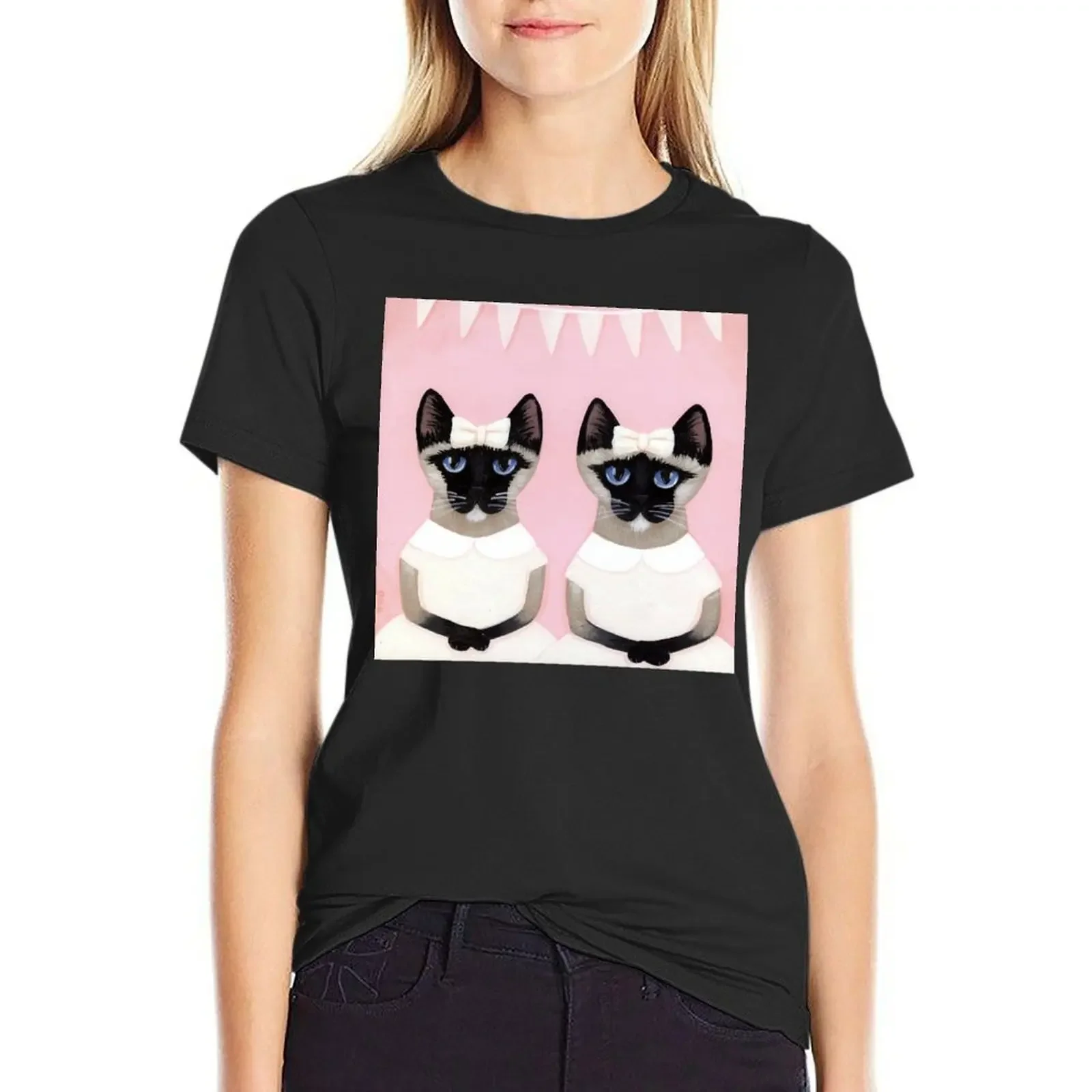 

The Siamese Sisters T-Shirt hippie clothes plain vintage clothes graphics Woman clothes