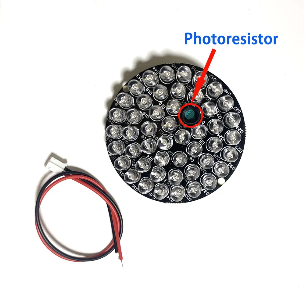 CCTV Fill Light 48 LED 850nm Illuminator IR Infrared Night Vision Light Lamp For 60 CCTV Camera