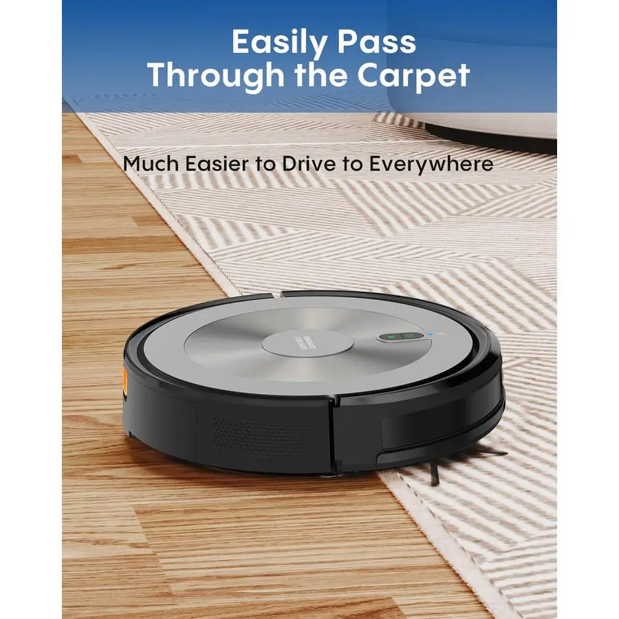 مجموعة مكنسة كهربائية وممسحة، مكنسة كهربائية روبوتية 3 في 1 مع محرك شفط بدون فرش بقدرة 4000 باسكال، خالية من التشابك، شحن تلقائي، جدول زمني #5