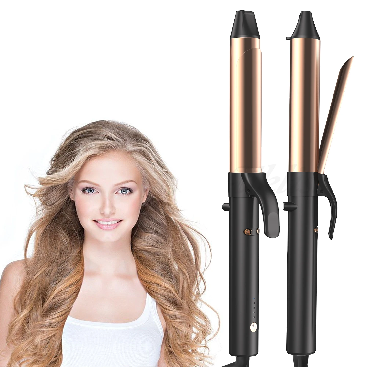 Automatic Hair Curler Rotating Curling Iron 32mm Curling Wand for Long Short Hair Negative Ions Hair Wavy Tools