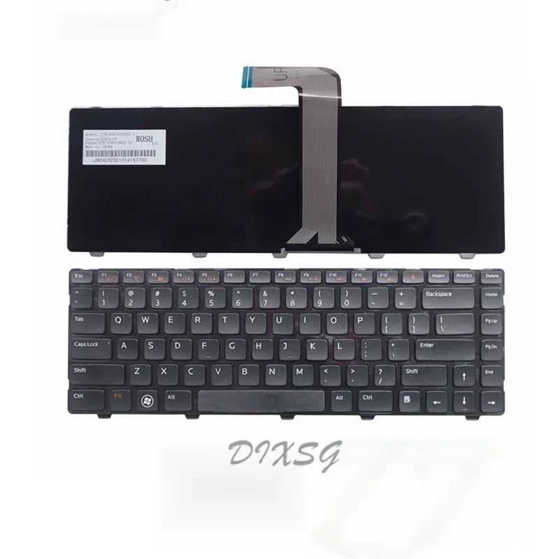 US Keyboard for DELL inspiron 14R N4110 M4110 N4050 M4040 N5050 M5050 M5040 N5040 3330 X501LX502L P17S P18 N4120 M4120 L502X