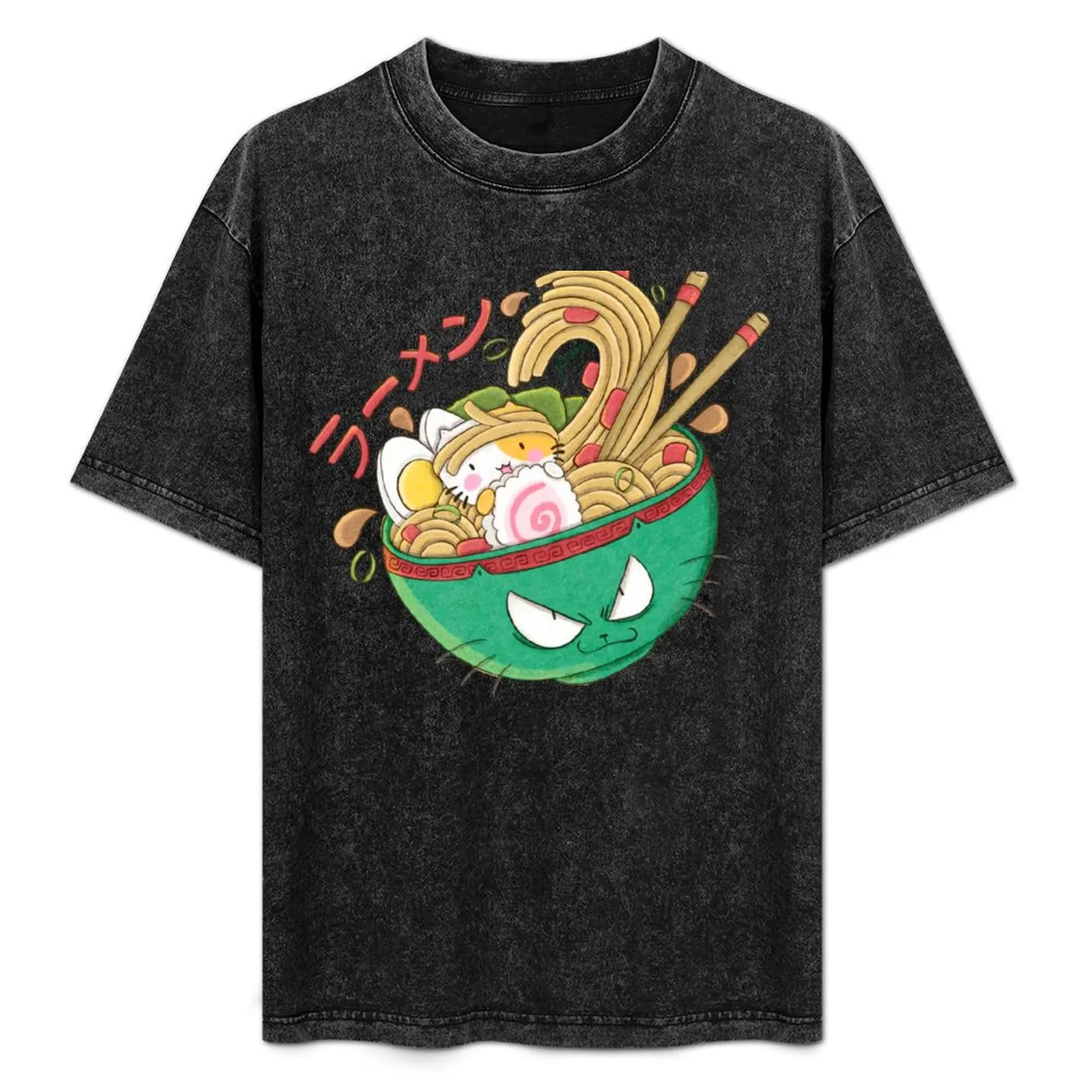 

Ramen Kawaii Cat T-Shirt graphics hippie clothes shirts men graphic