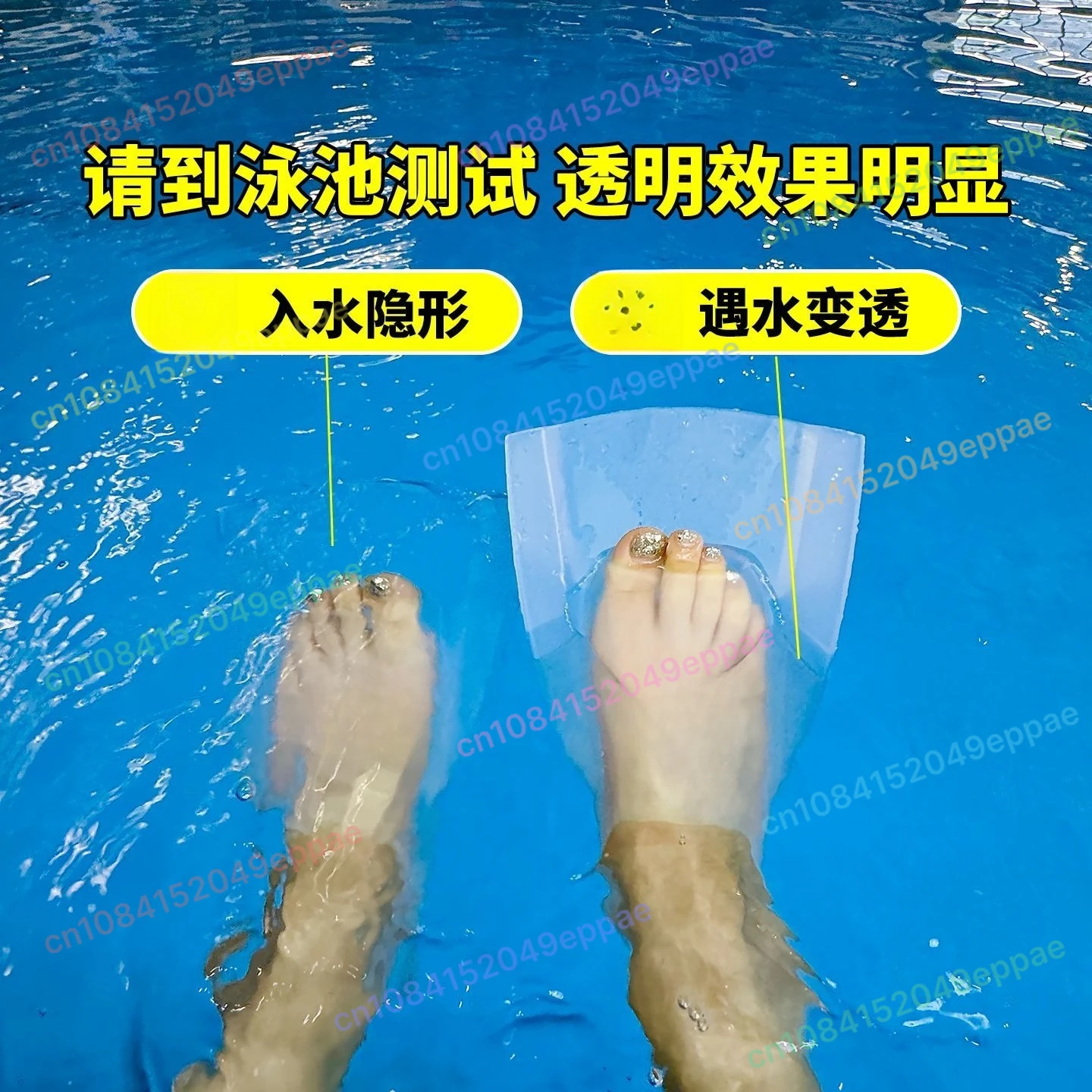 زعانف سباحة من السيليكون الشفاف بالكامل - تصميم قصير مطور لعام 2026 للغطس والسباحة واللفة، طفو محايد #3