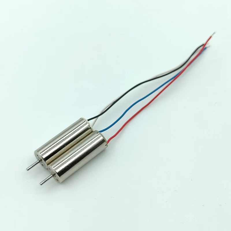 2 sztuki 720 7mm * 20mm CW CCW Mini silnik bezrdzeniowy DC3.7V 48000 obr./min wysokie obroty mikro silnik płytki kubek DIY do modelu samolot