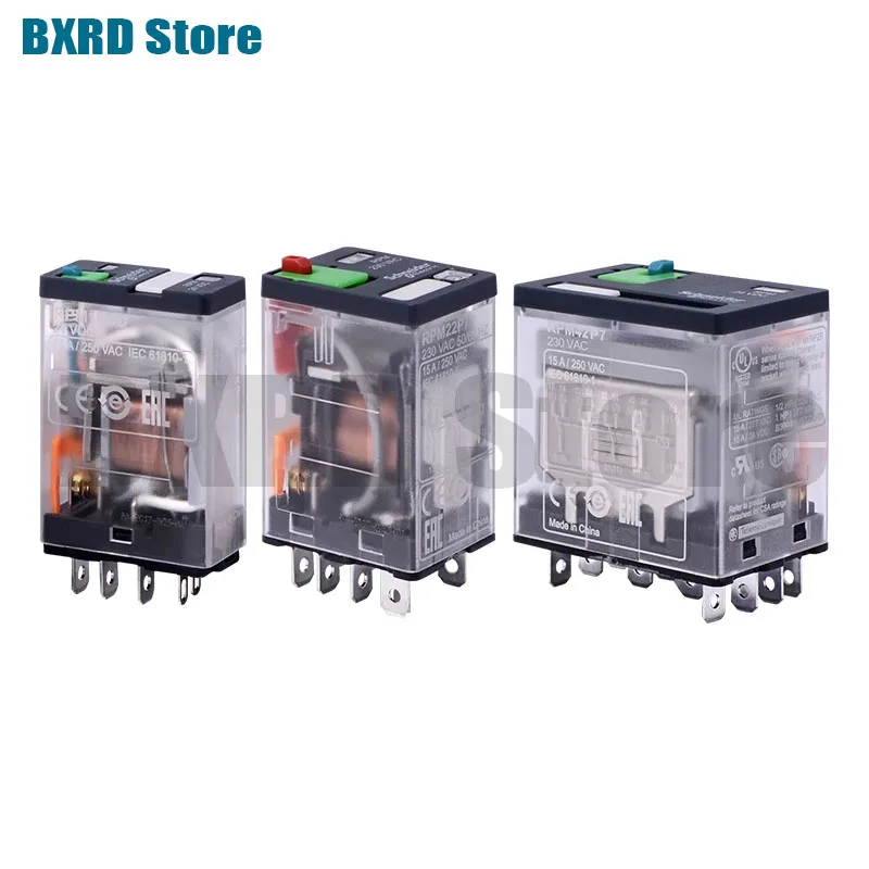 5PCS 100%-new-original RPM12BD RPM12P7 RPM22BD RPM22P7 RPM42BD P7 RPZF1 RPZF2 RPZF4 RELAY+LTB+LED 24VDC 230VAC