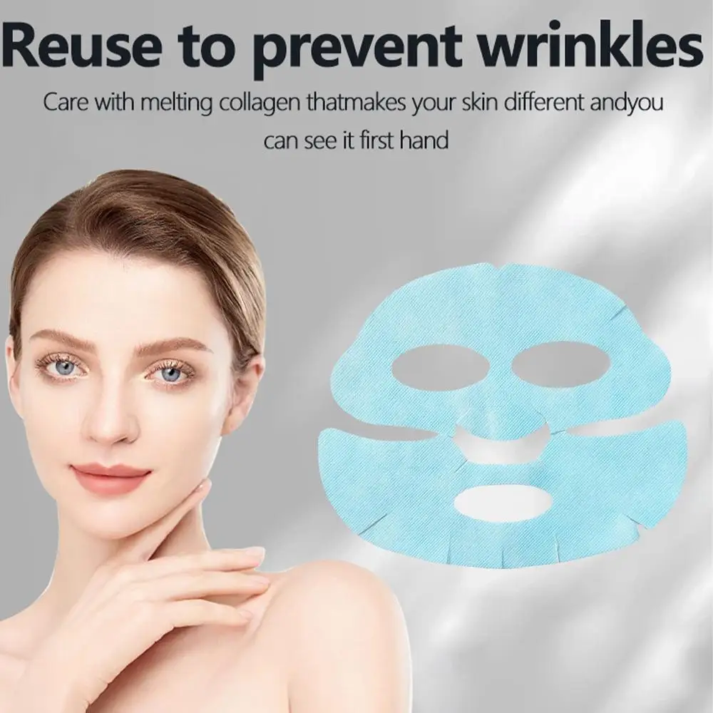 1 Stuk Collageenfilm Papier Oplosbaar Gezichtsmasker Gezicht Huid Voorhoofd Sticker Patche Smile Lijnen Anti-Aging Rimpel Patch Re E3l8