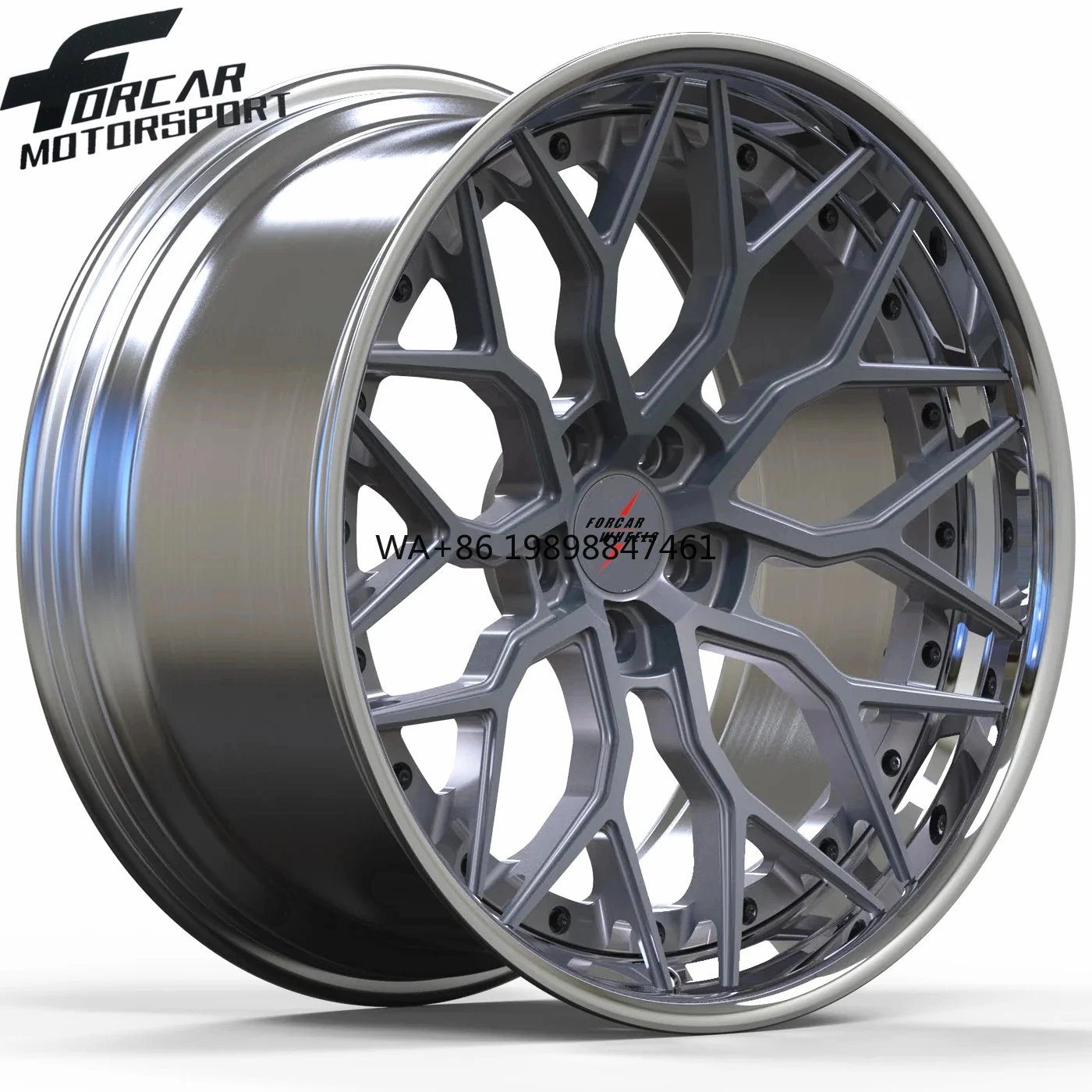 

Two-Piece Gloss Color High Performance 16 17 18 19 20 21 22 23 24 Inch Forcar Factory Motorsport Alloy Forged Wheels Rims