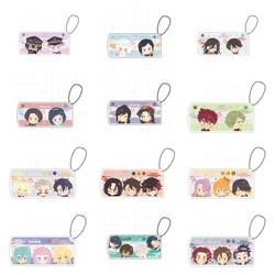 Game Touken Ranbu Online Keychain Doll Anime Tsurumaru Kuninaga Doutanuki Mikaduki Munechika Acrylic Keyring Pendant for Gift