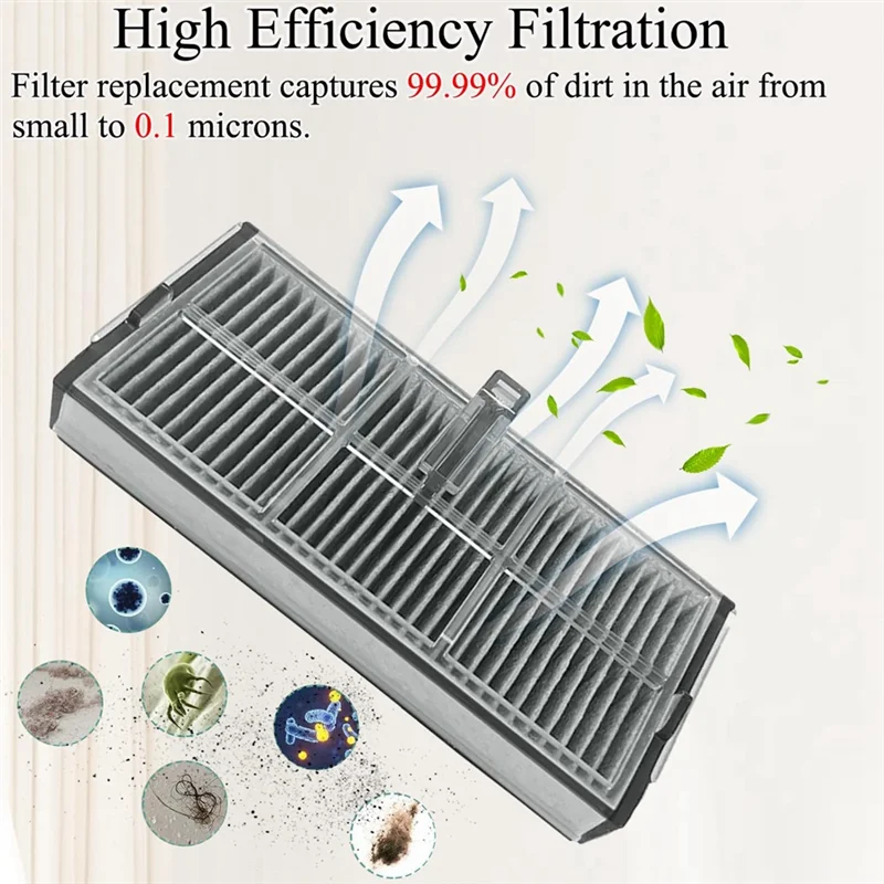 Für Dreame X30 Ultra X30 Pro Plus Roboter Staubsauger Ersatzteile Wichtigsten Seite Pinsel Hepa-Filter Mopp Pads Staub Taschen-AT39