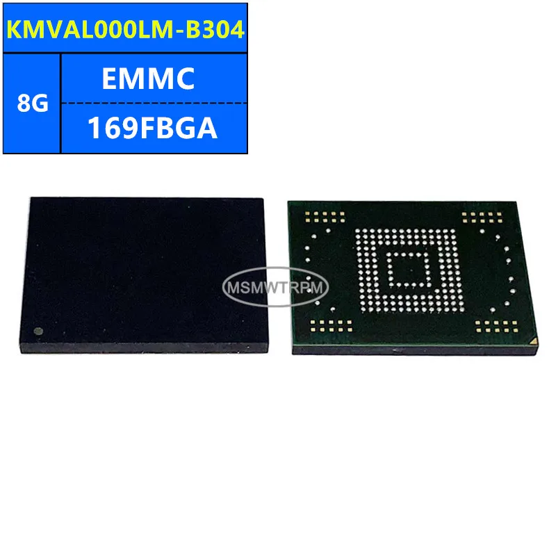 KMVUS000LM-B304 KMVAL000LM-B304 EMMC 8GB 169FBGA Memory Chip IC Electronic Components New Original