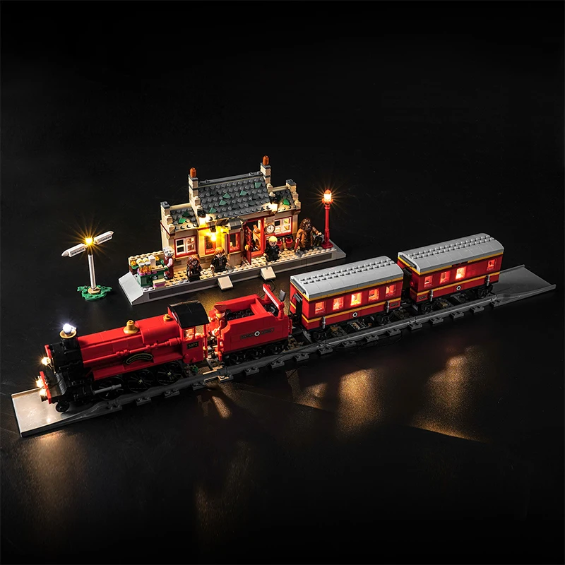 Lazishi LED light 76423 set is suitable for magic trains and stop block dedicated lights (only including lighting accessories)