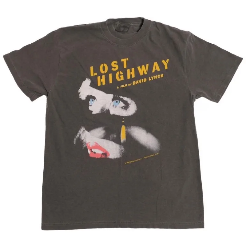 Novelty Lost Highway David Lynch Movie Horror Movie Style Graphic T Shirt Women Men Cotton Tee Summer Spring Oversized Tops