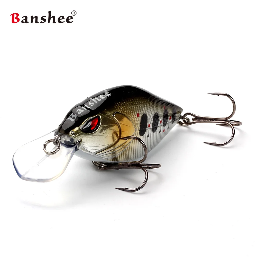 Banshee 7cm 15g Crankbaits señuelo de pesca cebo duro manivela Bass Wobbler sonajero Wobblers para Lucio cebo Artificial flotante