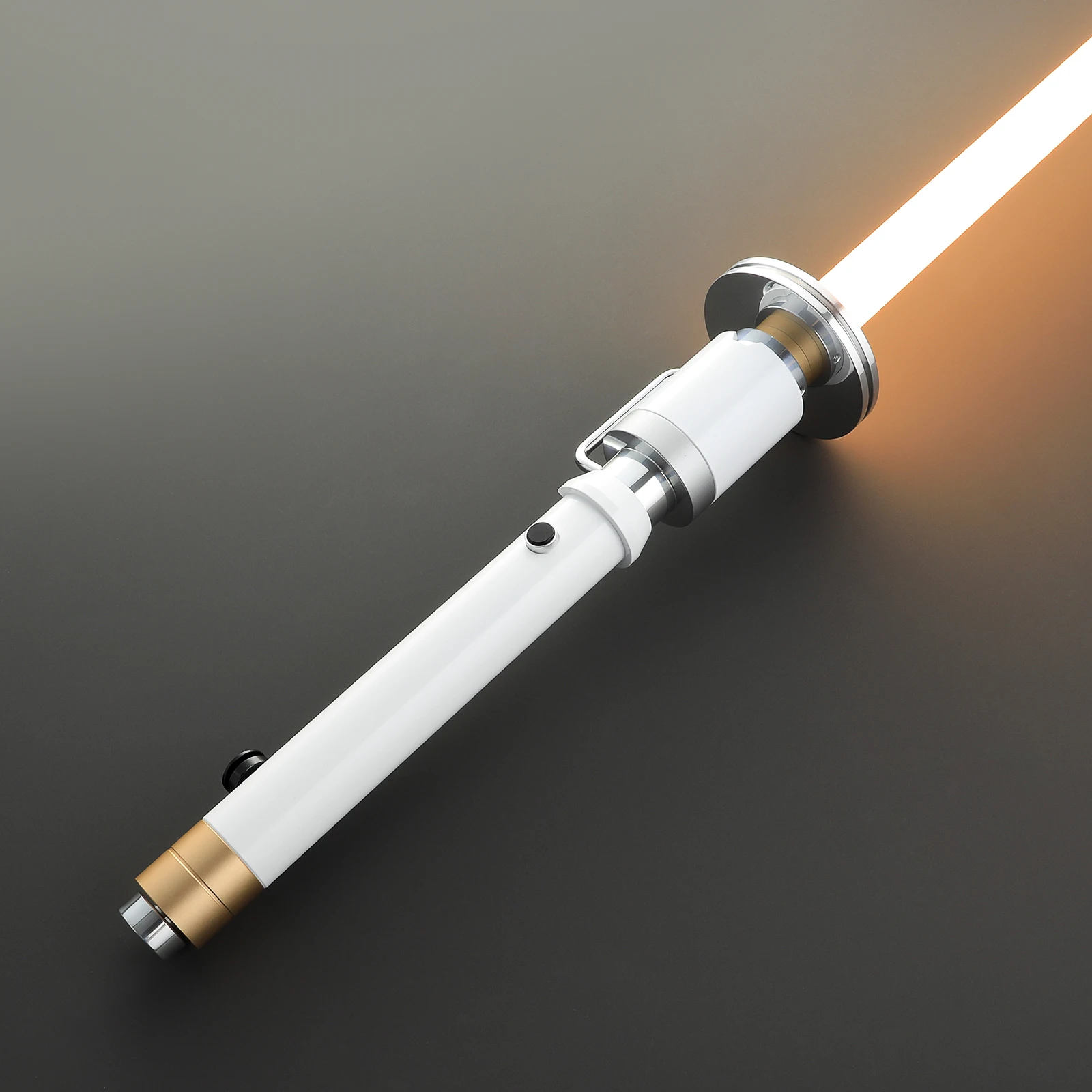 Damiensaber ศาสตราจารย์ Huyang lightsaber การฝึกอบรมดาบต่อสู้หนักแสงดาบไม่สิ้นสุดสีเปลี่ยนโลหะ34แบบอักษรเสียง