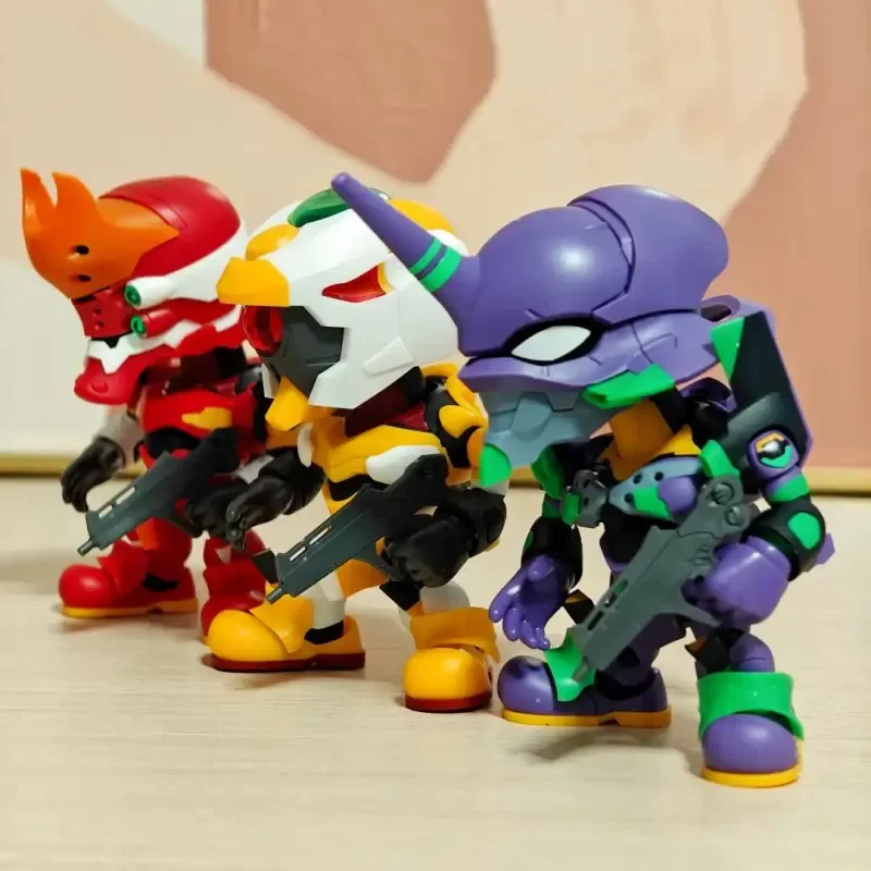 Soskill Evangelion Q Version Assembly Model Kit Blind Box