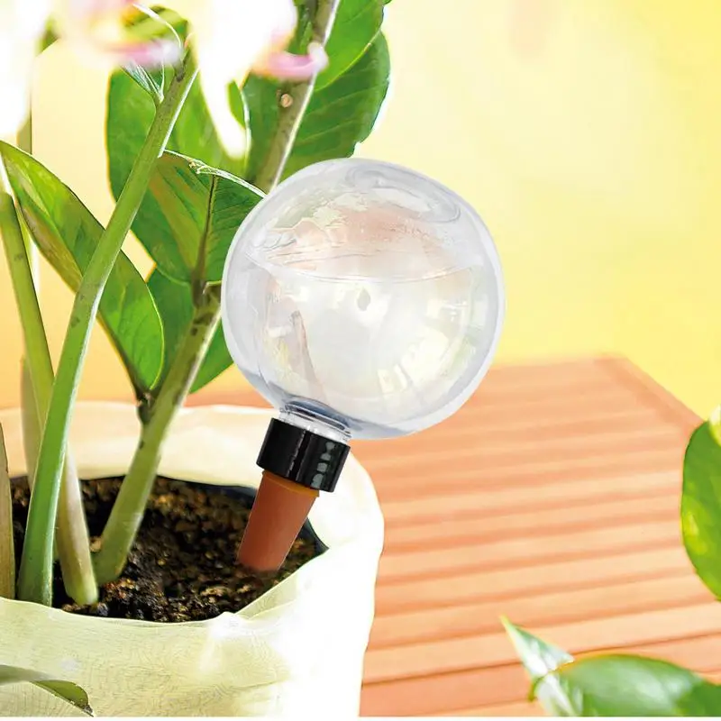 Plant Watering Bulbs Automatic 500ml Glass Globes Planter Insert Effortless Self Watering Device Drip Irrigation System