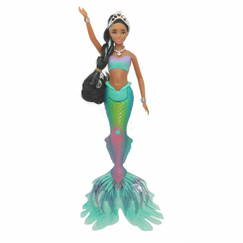 35cm hübsches Mädchen Prinzessin Meerjungfrau Puppe Spielzeug Modell Mädchen spielen Haus interaktives Spielzeug mit Musik Meerjungfrau Prinzessin Puppe besten Geschenke