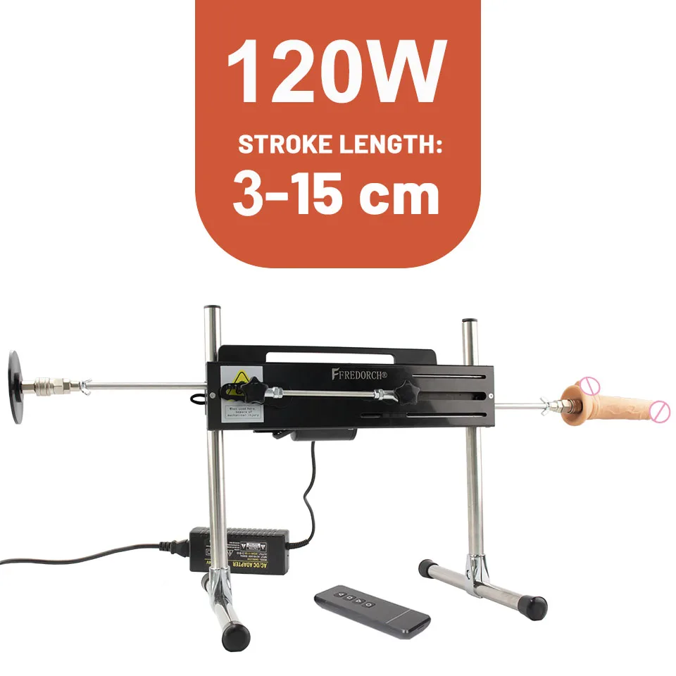 فريدورتش آلة الجنس عن بعد سوبر صامت الترا قابل للتعديل Vac u قفل 3-15 سنتيمتر 120 واط آلة الحب مع دسار آلة الجنس لعبة الجنس