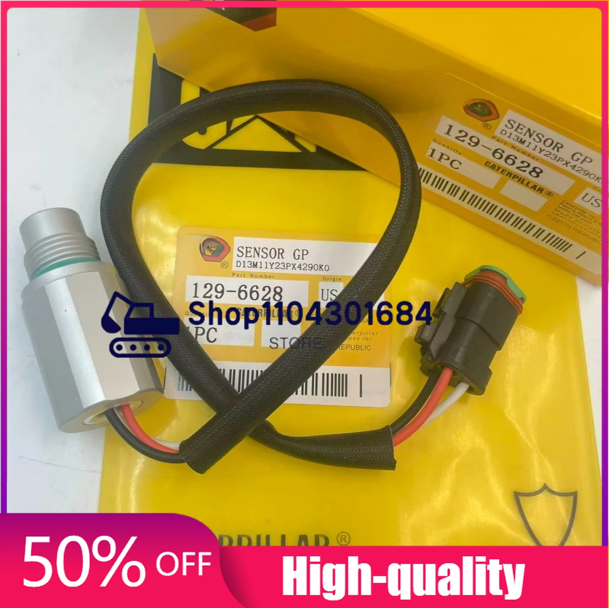 

Excavator Speed Sensor CA2659033 129-6628 for 773B 773D 365B 785C 265-9033 3176C 3196 3408 3408C 3408