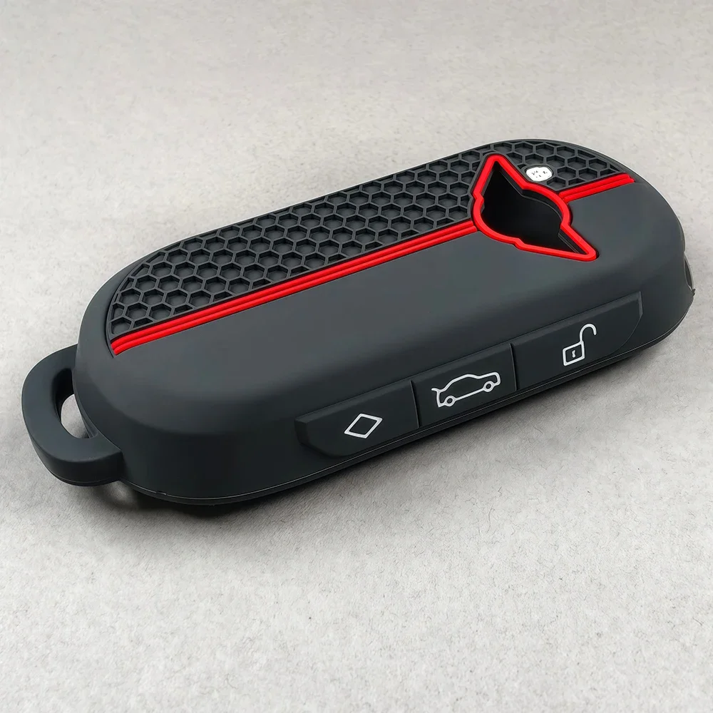 Auto-Fernbedienungs-Schlüsselhülle für BMW MINI J01 J05 U25 F65 F66 2024 2025 2026 Silikon-Schlüsselschutzabdeckung – Detail 7