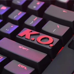 KeyStone Keycap 1 pcs 3060ti and K.O. aluminum alloy mechanical keyboards keycaps R4 height for Cherry MX axis
