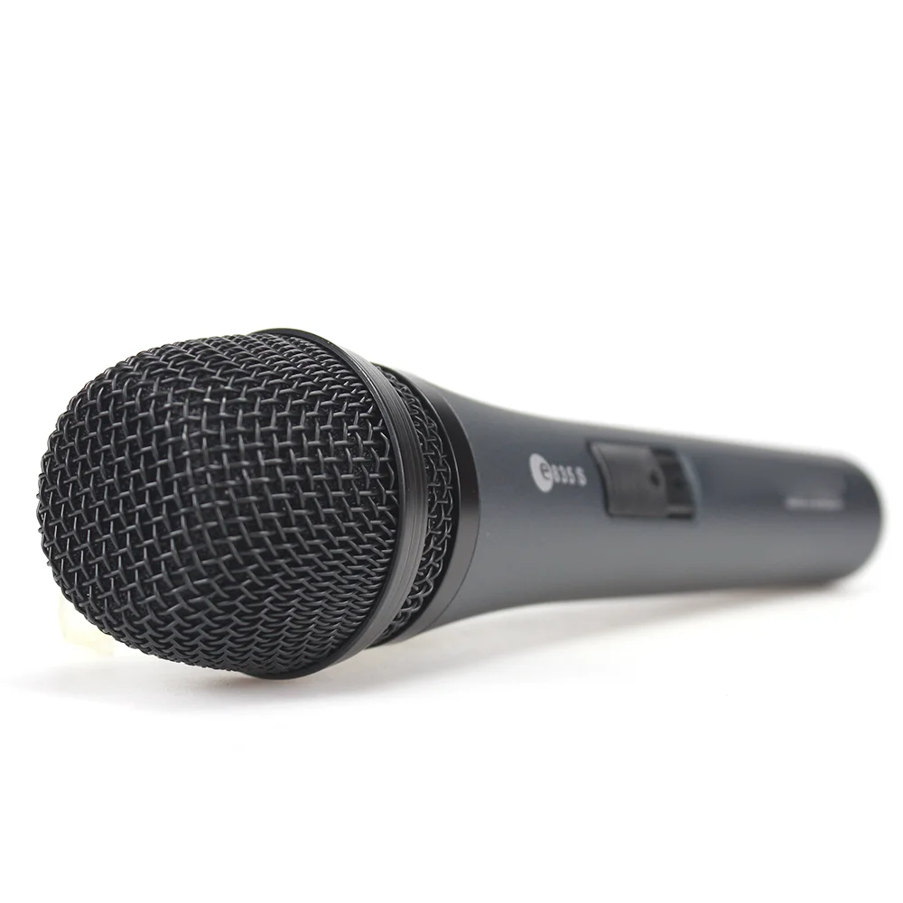 E835S e 835-S Pro Audio Cardioid Dynamic Vocal Microphone التعامل مع مفتاح تشغيل/إيقاف #5