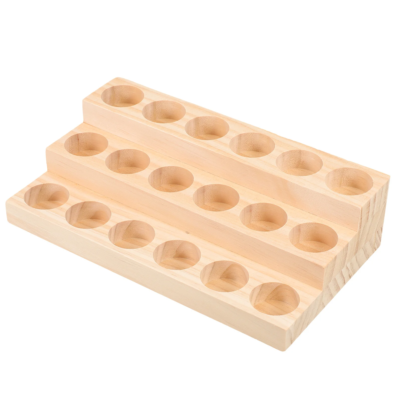 

1Pcs Essential Oil Storage Rack Wood 3 Layer Organizer Bottle Holder Large Capacity Display Shelf for Aromatherapy Home