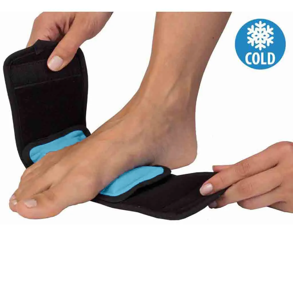 Black Reusable Ice Pack For Injuries Gel Strap Wrap Hand Foot Wrist Elbow Relief Pain Hot Cold Therapy Relief Pain Ice Pack