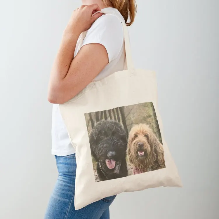 Goldendoodle Fall Walk Tote Bag