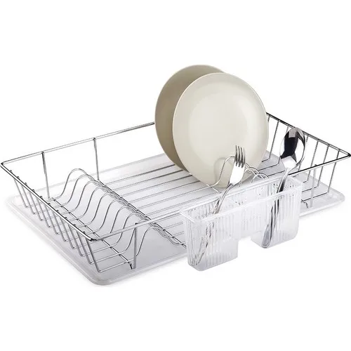 Evistro Plate-rack Dish Rack Cup Holder Single Layer Chrome Plated