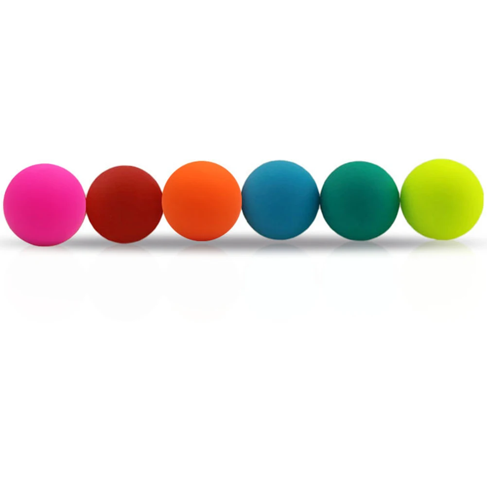 

2pcs Massage Ball Silicone Muscle Roller for Back Yoga Stress Relief Physical Exercise Tool No Smell Seamless Design Home