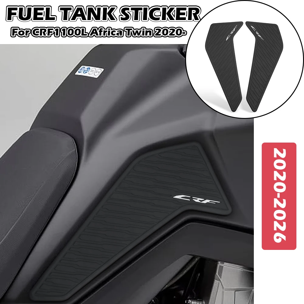 Wear Resistant Fuel Tank Sticker Decor Decal Motorcycle Parts For CRF1100L Africa Twin 2020-2026