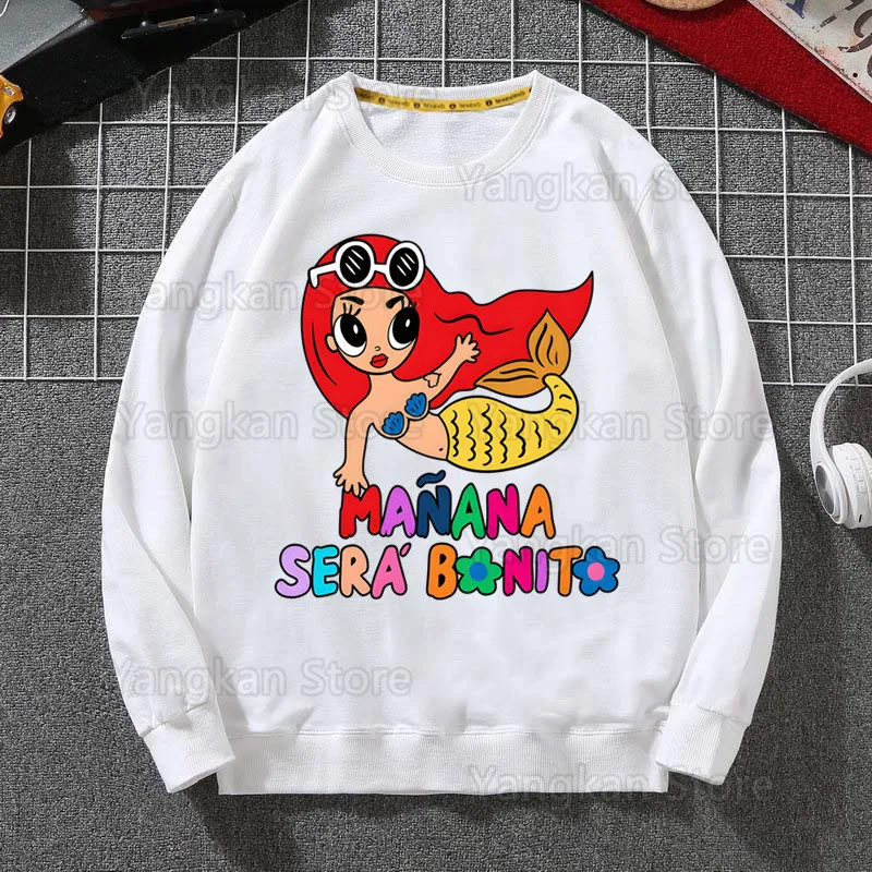 

Manana Sera Bonito Bichota Karol G Sweatshirts Harajuku Streetwear Top Autumn Spring O Neck Pullover Hoody Mens