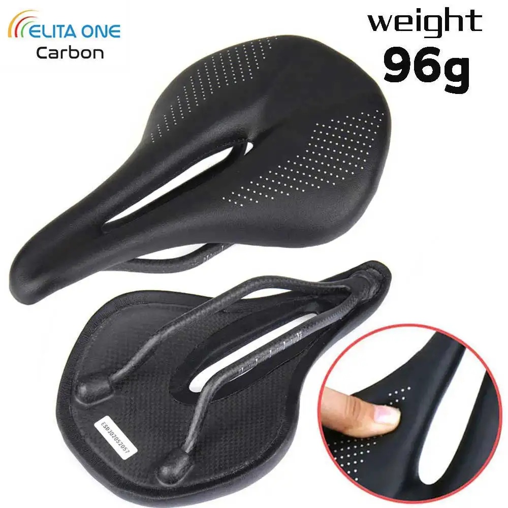 

Elitaone велосипедное седло карбоновое седло для горного велосипеда/дорожного велосипеда супер легкие удобные кожаные карбоновые подушки 96 г