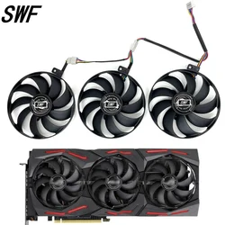 Ventilador de refrigeración para tarjeta gráfica, Enfriador de 88MM FDC10H12S9-C T129215SU para ASUS ROG Strix RX 5600 XT 5700 5700XT RX5700, nuevo