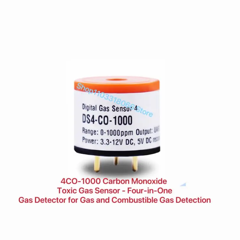 

1PCS/LOT DS4-CO-1000 intelligent carbon monoxide sensor module 1000PPM German EC Sense with long service life