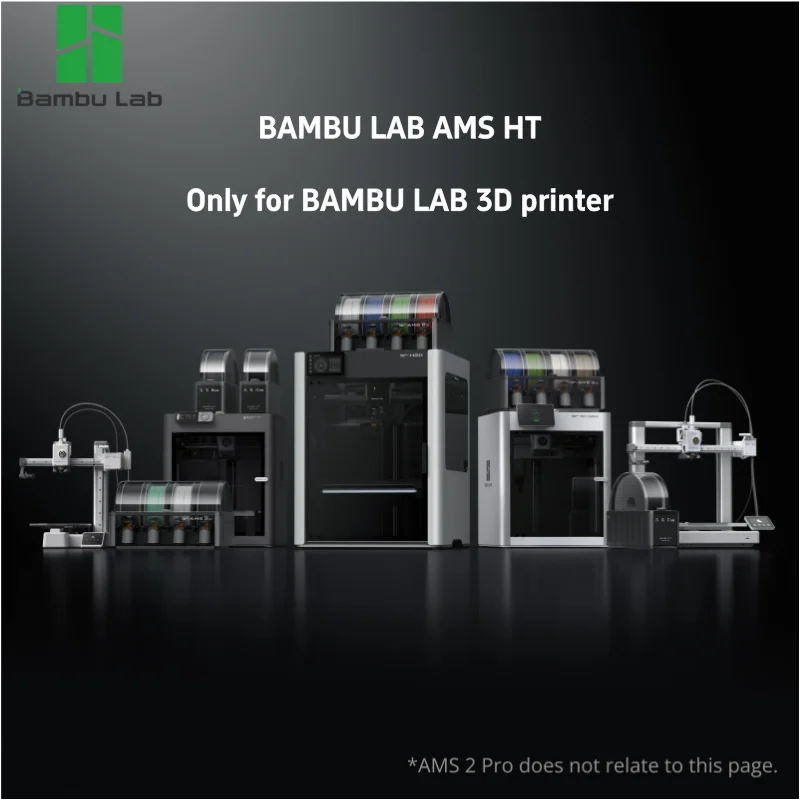 BAMBU Lab AMS HT Active Air Vent 85°C Filament Drying 3D Printer Automatic Feeding Filaments System For BAMBU P2S H2S H2D H2C