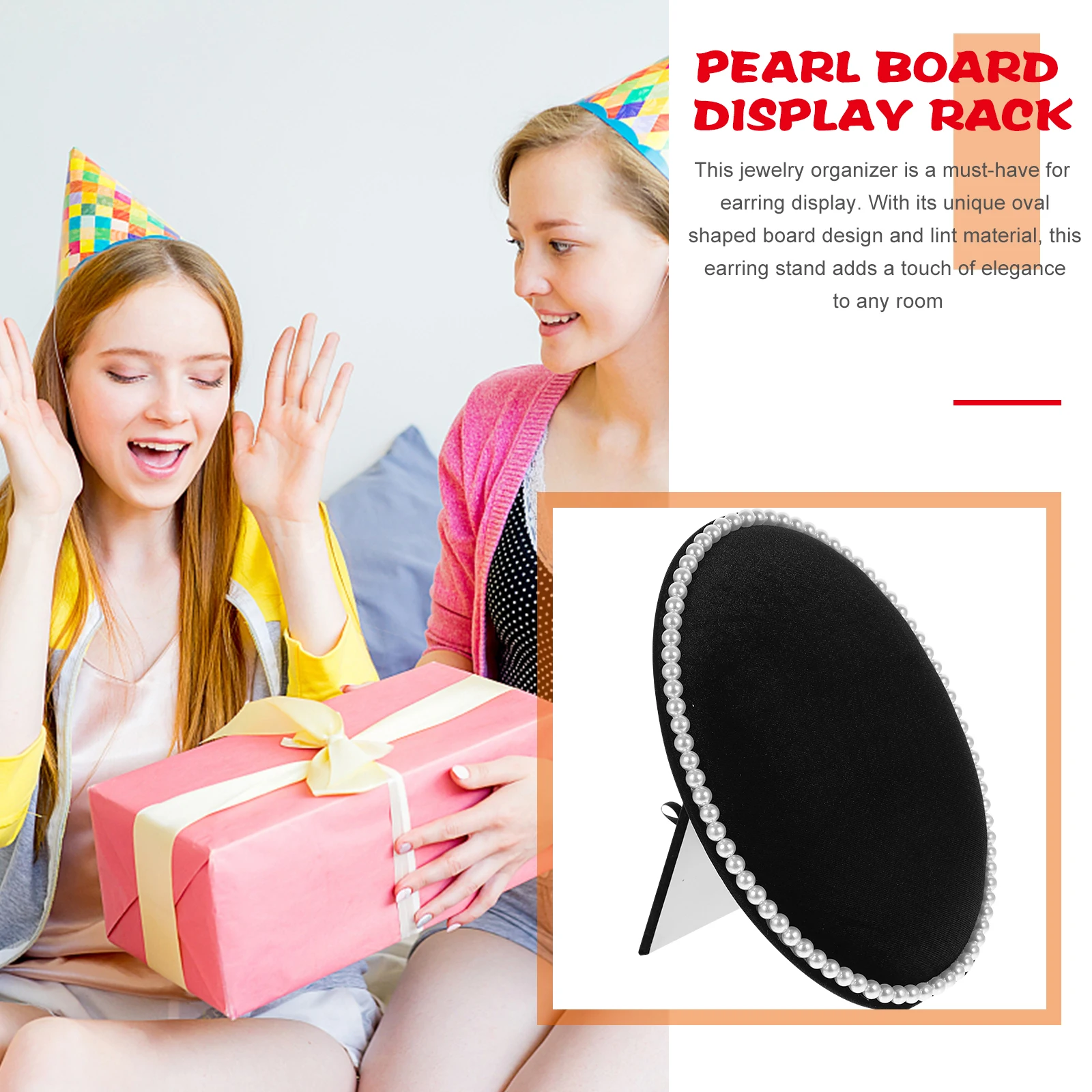 

Multifunctional Storage Rack Desktop Jewelry Display Organizer Soft Lint Material Elegant Space Saving Earring