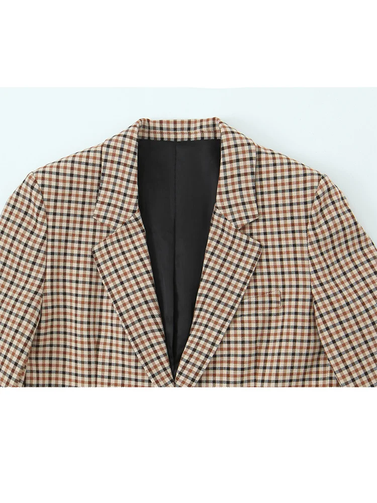 

HH Women Fashion Long Sleeve Single-breasted Lapel Denim Top+Autumn High-waisted Zipper Turn-ups Straight Pants 2-Piece Set