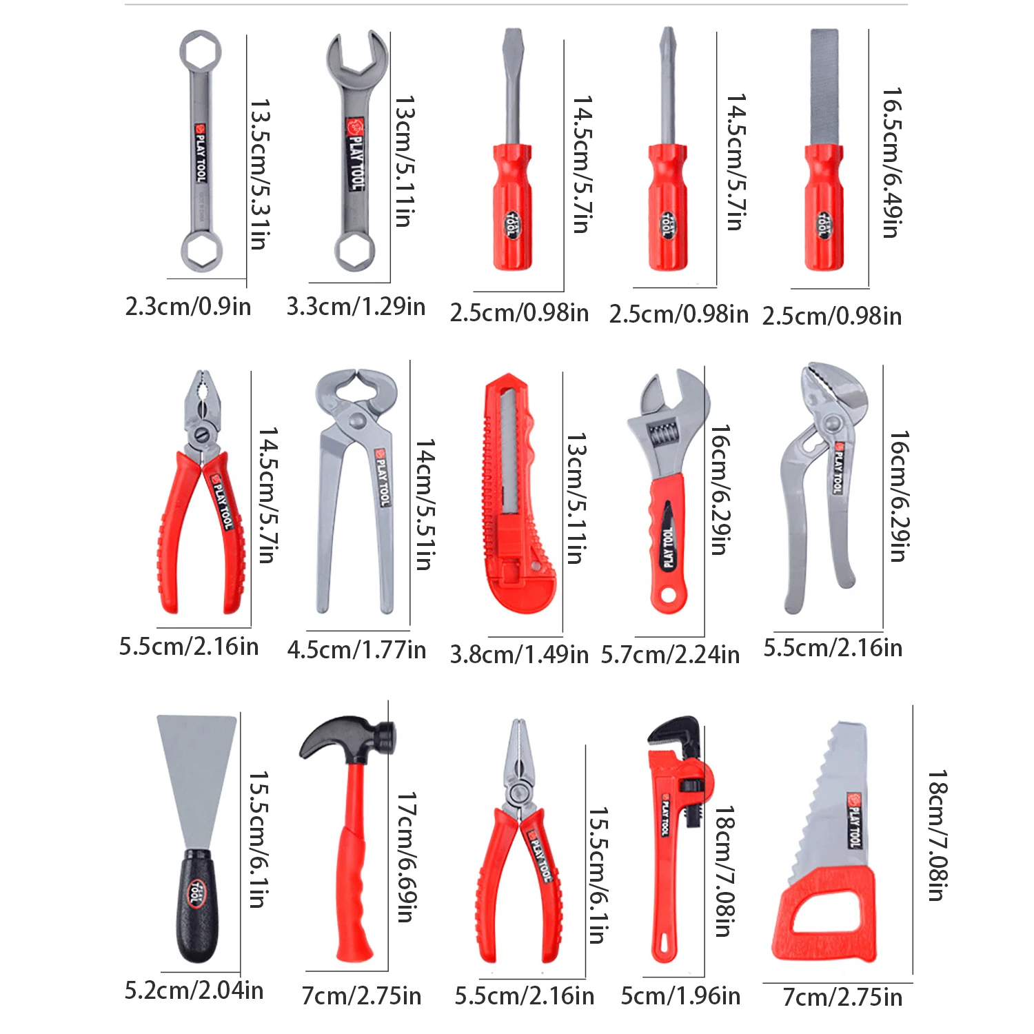 Kit d'outils de réparation pour enfants, jouets de construction en plastique avec tournevis pour tout-petits garçons et filles, 38 pièces