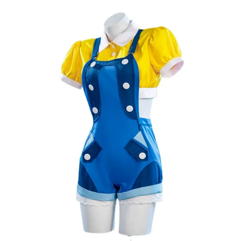 

Anime Overwatch 2 Juno Coslplay Costume Cute Overall Uniform Outfit Halloween Carnival Comic Con Party AniMuse Costume for Woman