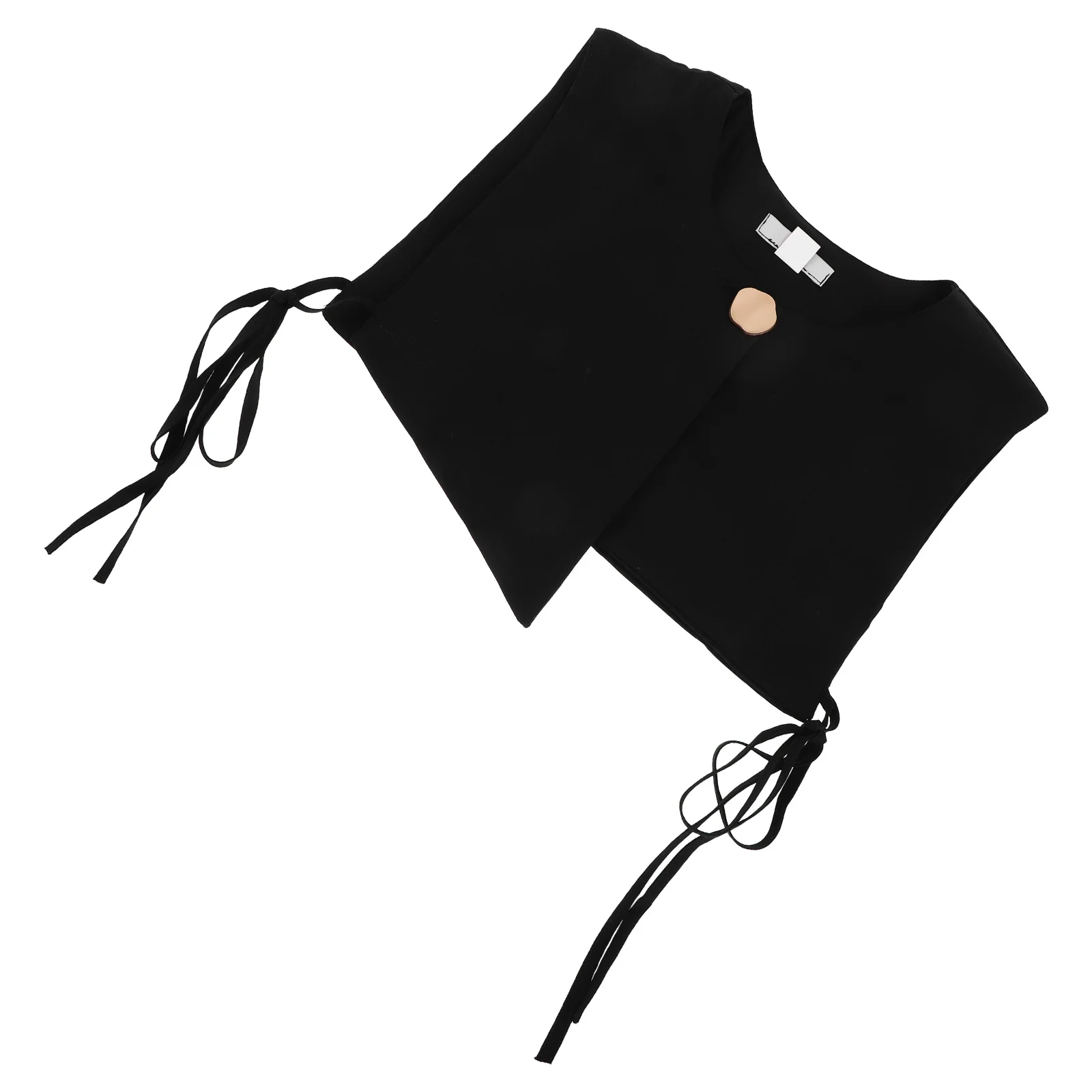 

Women Fake Collar Detachable Mini Cape Round Neck Decorative Shawl for Blouse Shirt Dress Accessories Fake Collar Round Neck