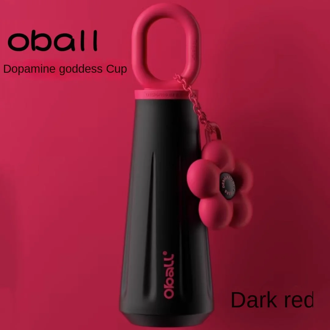 Dopamine Goddess Cup, Stainless Steel Insulation Cup, Female Portable Car Sports Water Bottle