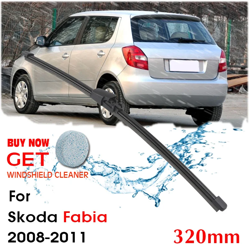 

Car Wiper Blade Rear Back Window Windscreen Windshield Wipers For Skoda Fabia Hatchback 320mm 2008-2011 Auto Accessories