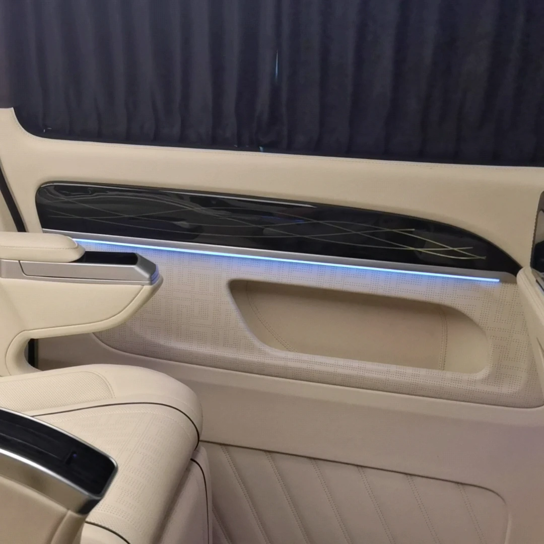 

W447 Commercial CAR VITO Special Interior Decoration Panel 64 Color Atmosphere Light Line Pattern Installation Is Easy