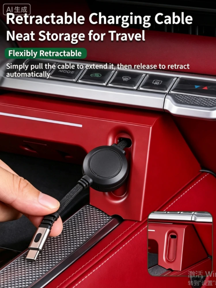 For 2026 GWM Tank 700/Hi4-T/Hi4-Z Center console aromatherapy expansion dock - modified super fast charging 45W accessories