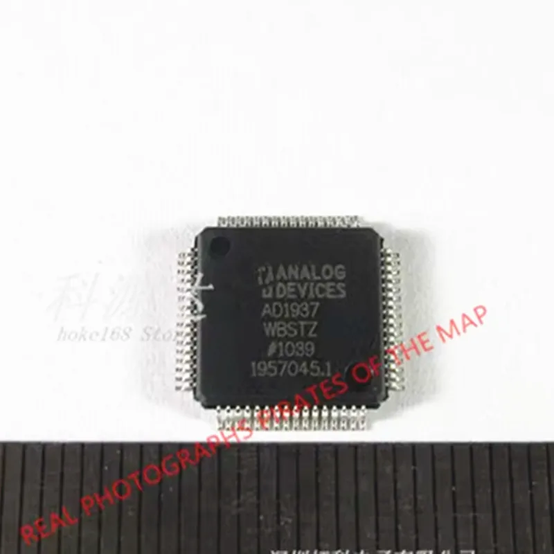 2pcs/lot AD1937WBSTZ  AD1937  IC CODEC 4/ADC DIFF OUT 64-LQFP