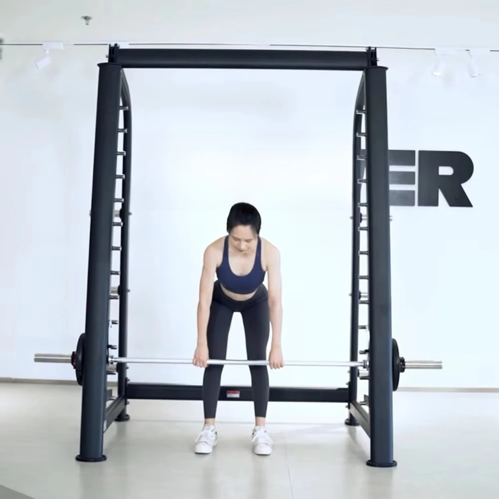 K710 Commercial Grade Steel Smith Machine Multi Functional Indoor Strength Training Fitness Equipment