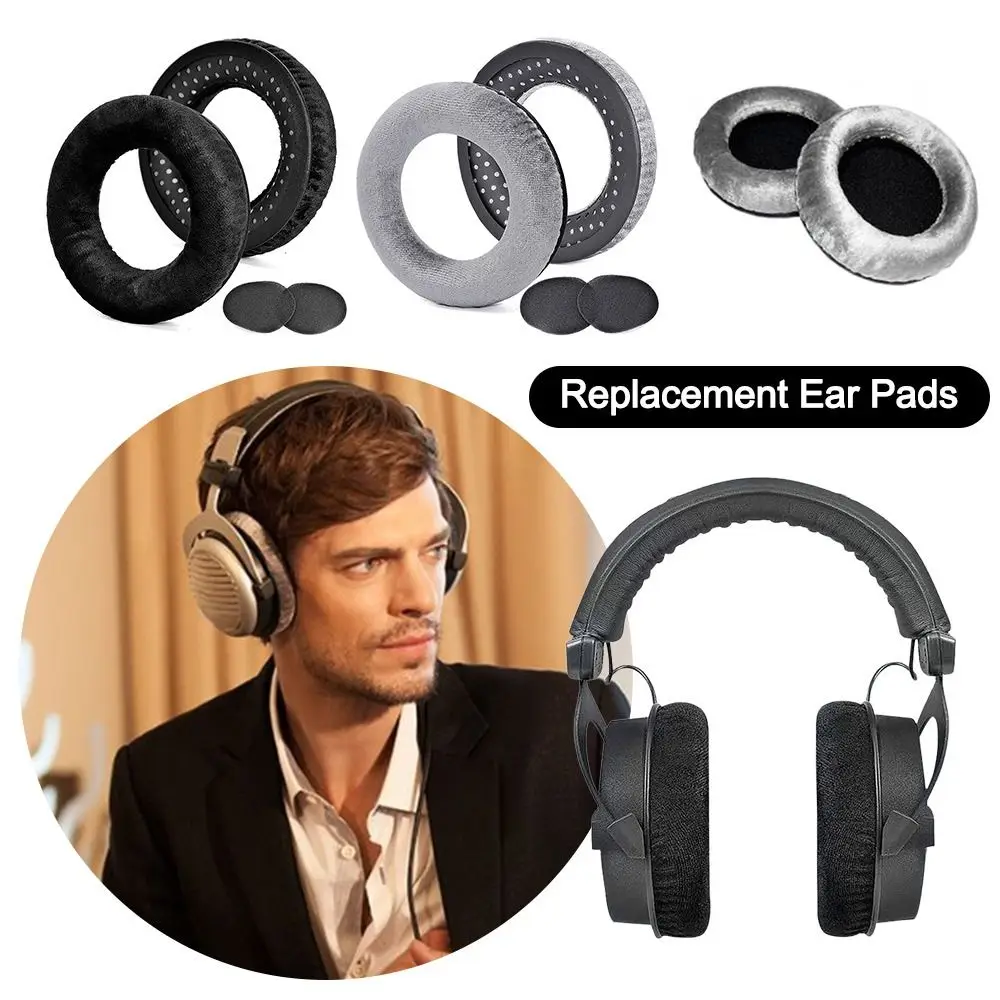 Accessories Dustproof Headset Headband Spare Parts Repair Headset Cushion Sweatproof Ear Pads for Beyerdynamic